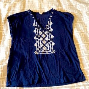 J. Crew Navy Blue blouse